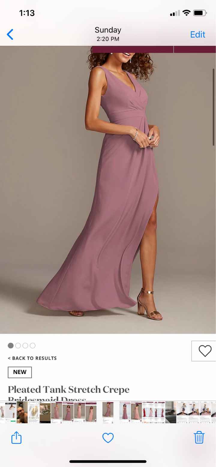 Different Bridesmaid dresses? - 1