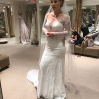 Long-sleeved wedding dress - 1