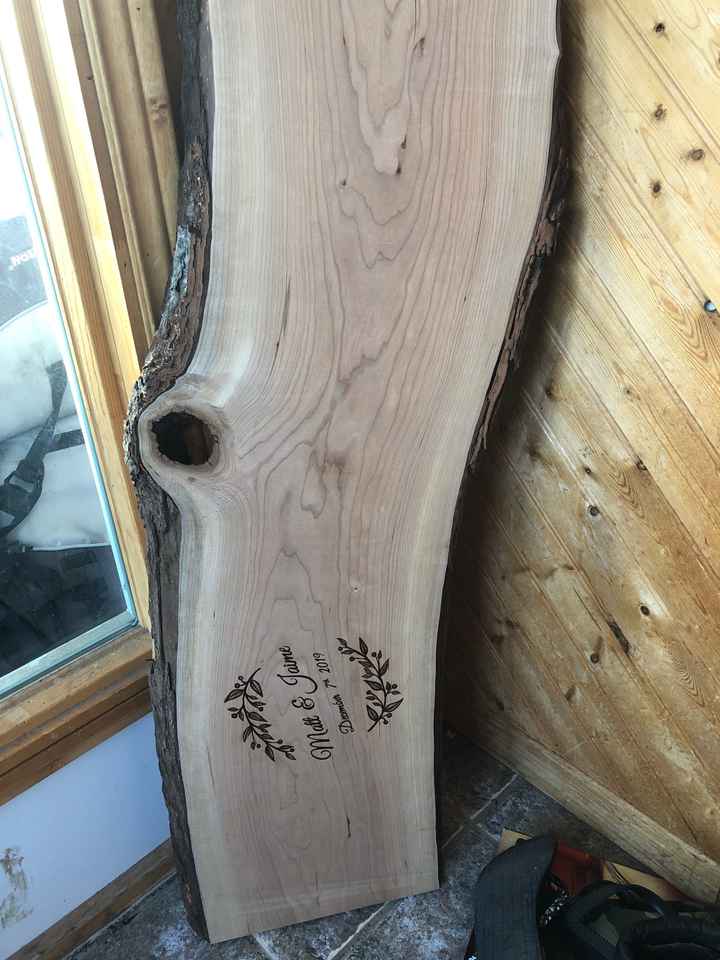 Wooden Guest Board - 1