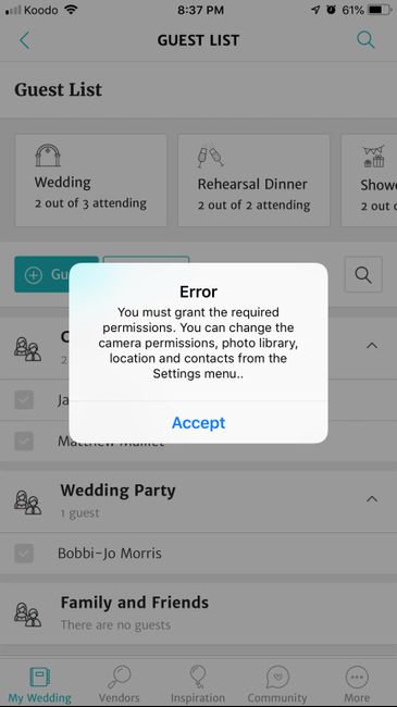 Importing guest list 1