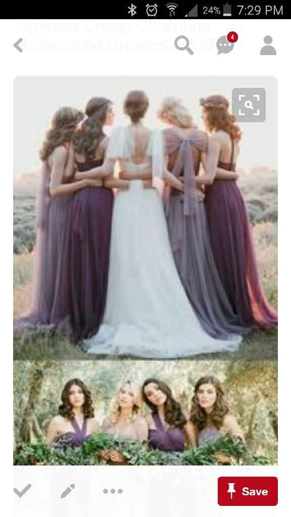 Short or long bridesmaids dresses? - 2