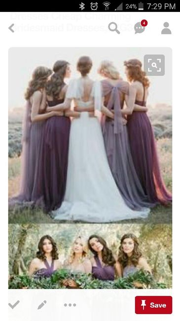 Short or long bridesmaids dresses? - 2