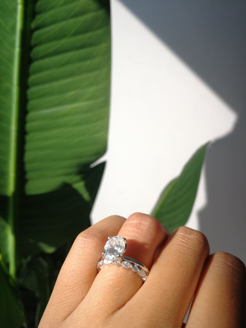 Post your moissanite engagement rings! 15