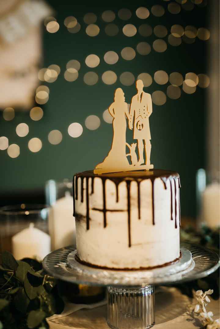 How much did your wedding cake cost? - 1