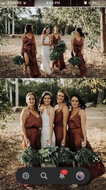 Burnt orange Bridesmaid dresses - 2
