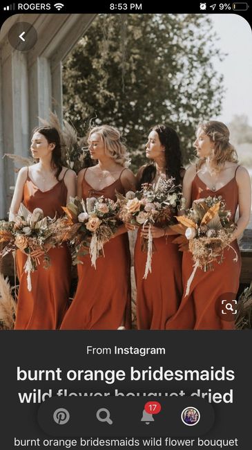 Burnt orange Bridesmaid dresses - 3