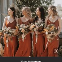 Burnt orange Bridesmaid dresses - 1