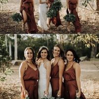 Burnt orange Bridesmaid dresses - 2