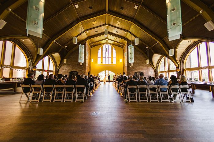 Reception at a church hall 1