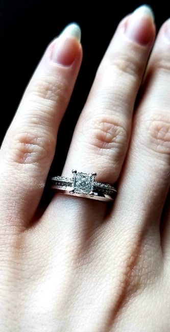 Does your wedding band match your engagement ring? Or is it different? 2