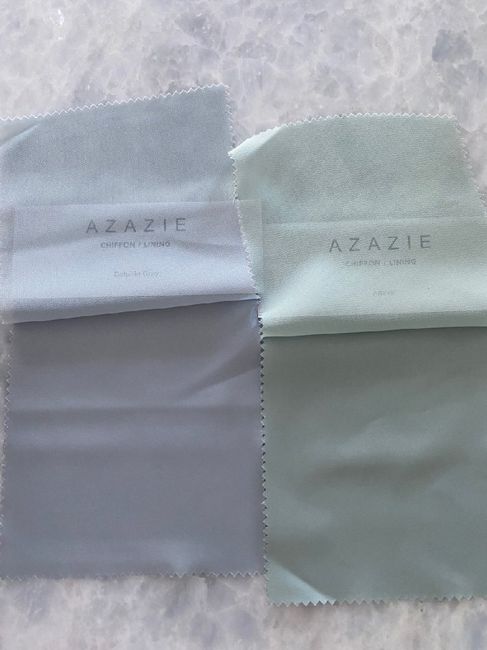 Does anyone have Azazie swatches?? - 2