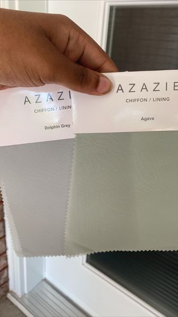 Does anyone have Azazie swatches?? 5