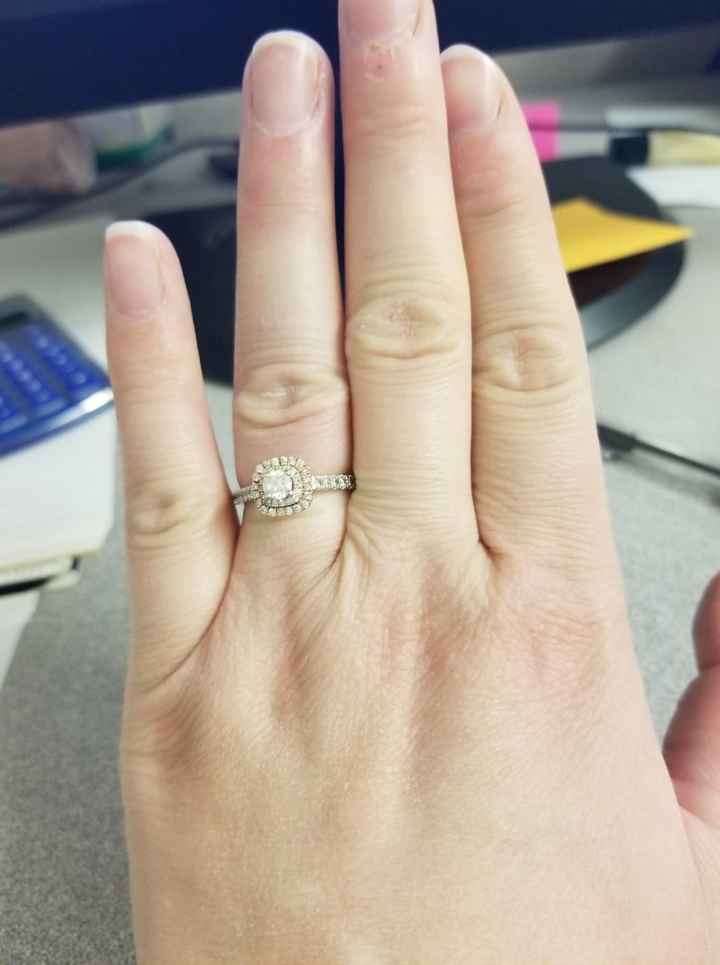 Got engaged day before my birthday. March 9, 2019 :) 