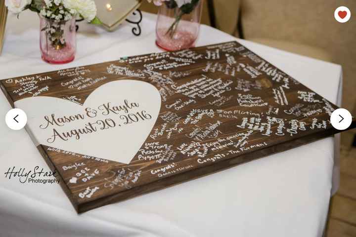 Wood Guestbook