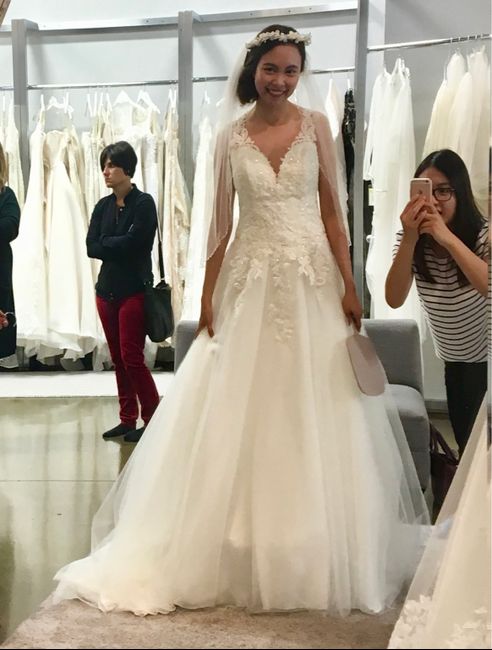 First time wedding dress shopping! ❤️ 1