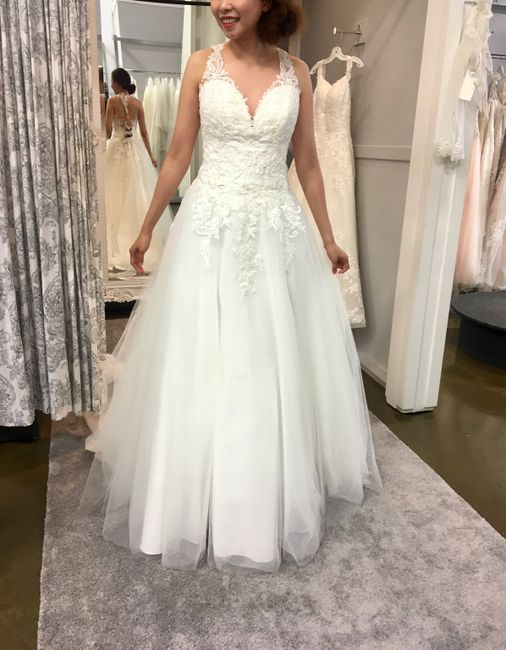 First time wedding dress shopping! ❤️ 2