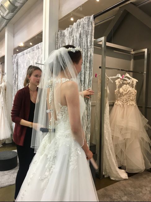 First time wedding dress shopping! ❤️ 4