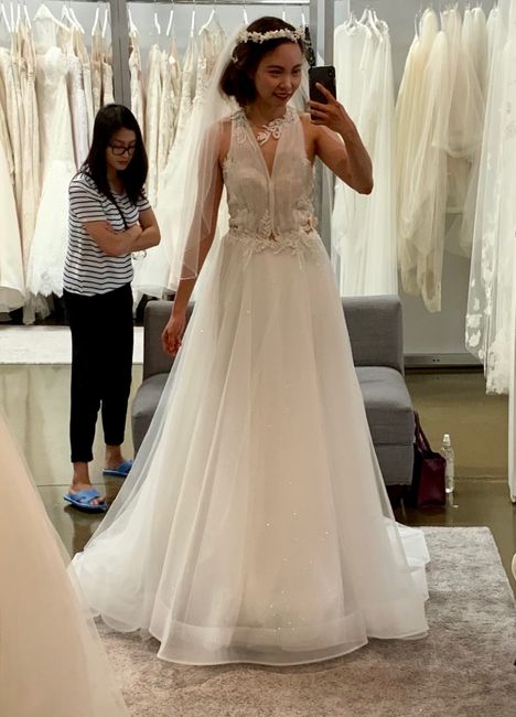 First time wedding dress shopping! ❤️ 6