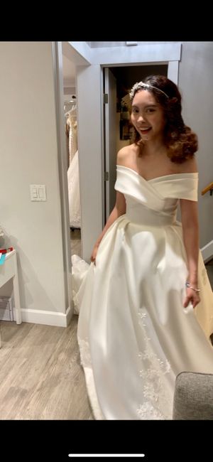 Said yes to my dress!! ❤️❤️ 1