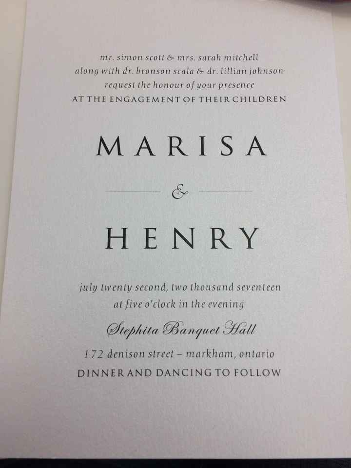  Wedding invitations - 1