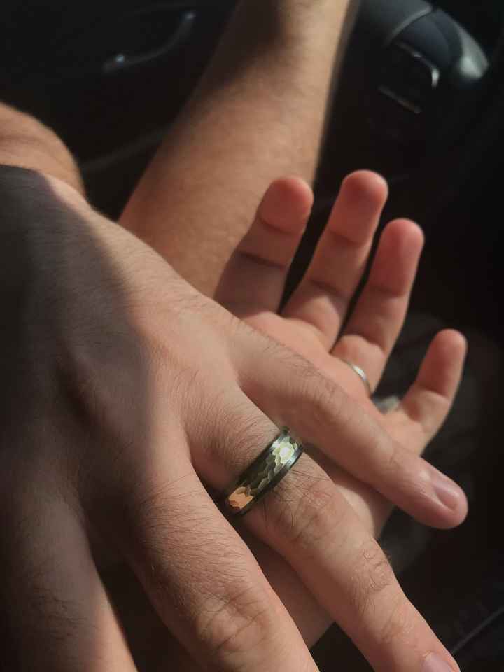 Show off your partner's wedding band! - 1