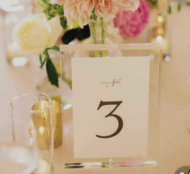 Table numbers - 2