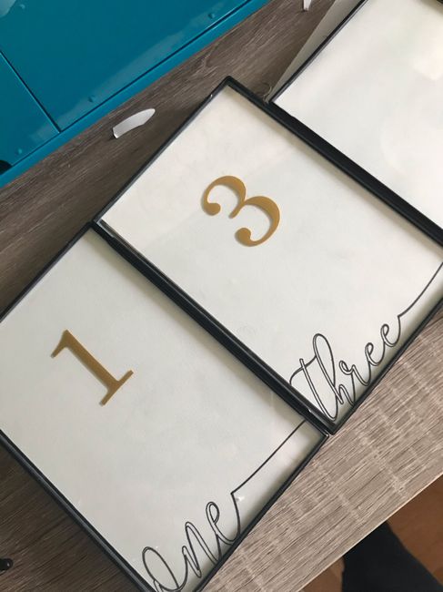 diy - table numbers! 3