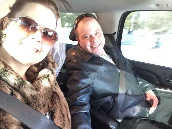 On the way to the Ceremony