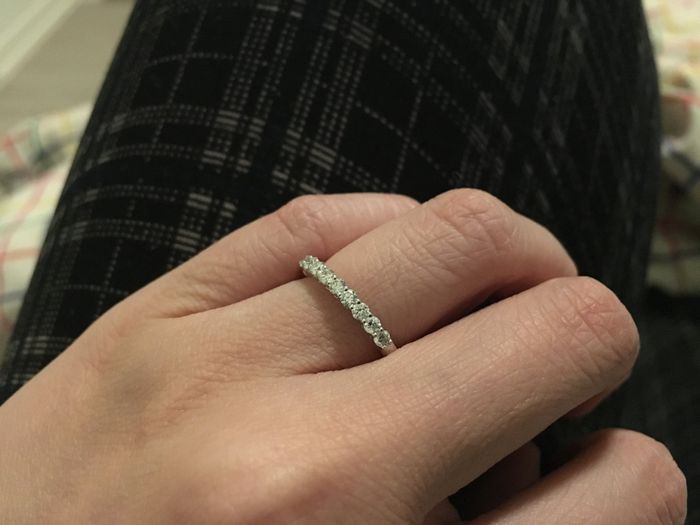 Show off your wedding bands! 1