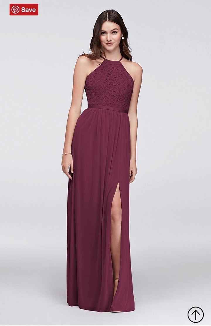 Maid of Honour's dress