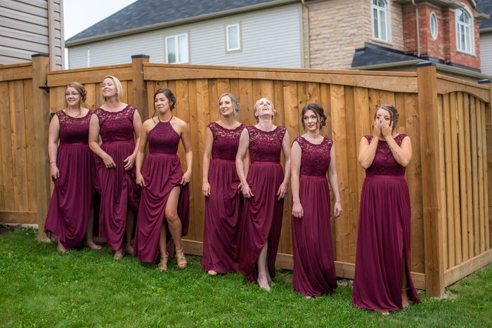 What are your bridesmaids wearing? 9