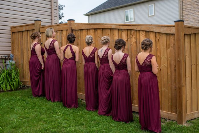 What are your bridesmaids wearing? 10