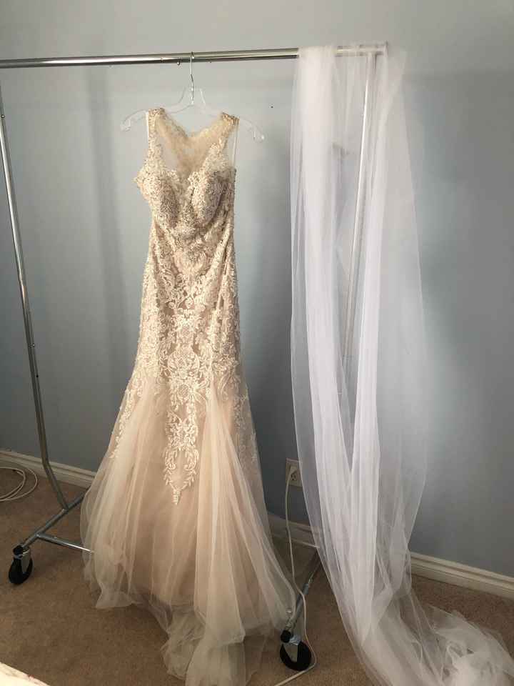 Tea stained wedding hotsell dress
