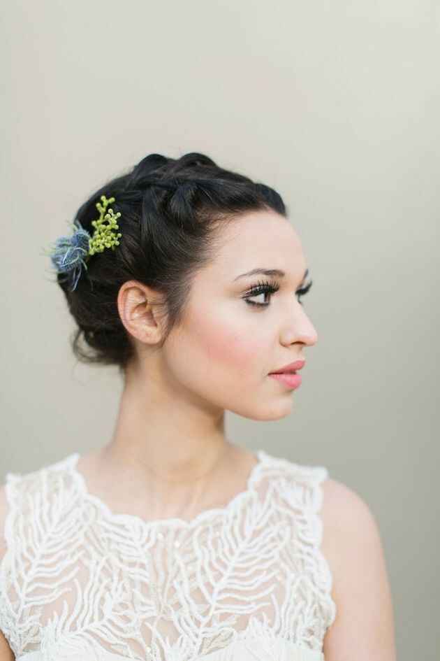 8 bridal hairstyle for short hair - 2