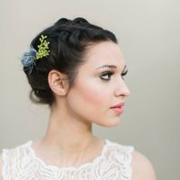 8 bridal hairstyle for short hair - 2
