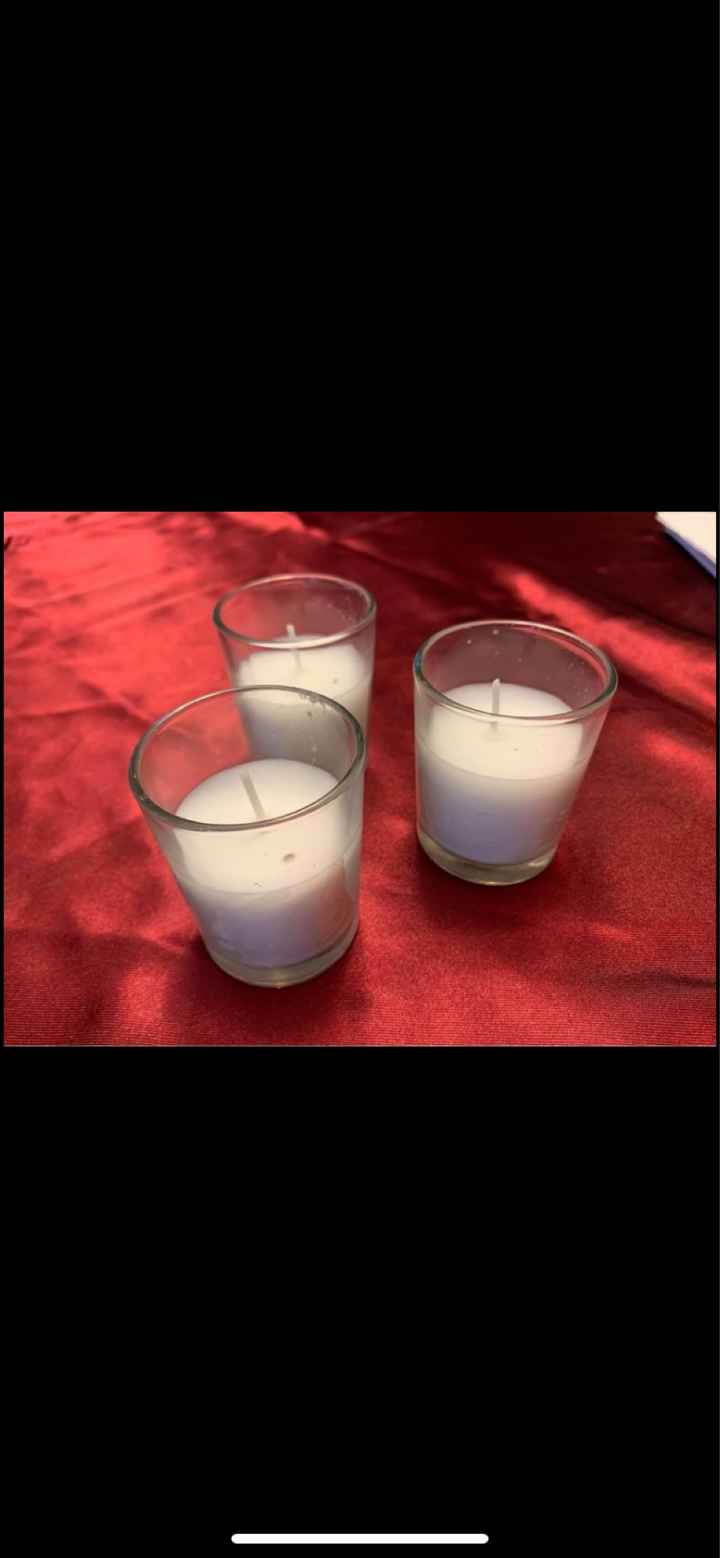 Votive candles for wedding - 1