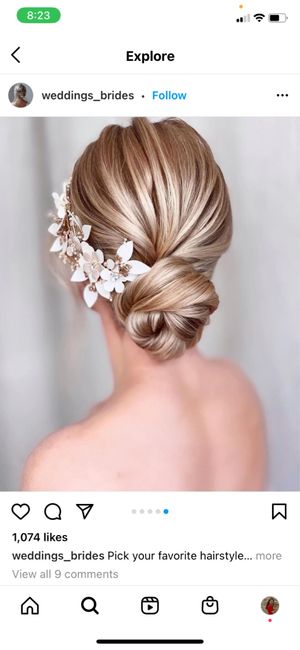 Bridal hair 1