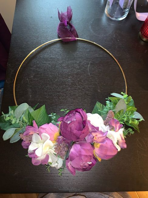 Floral hoop wreath 2