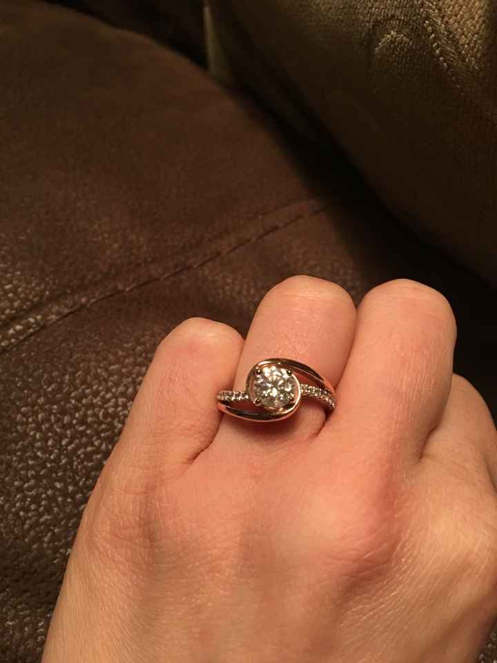 Did he ask your family before he proposed? - 1