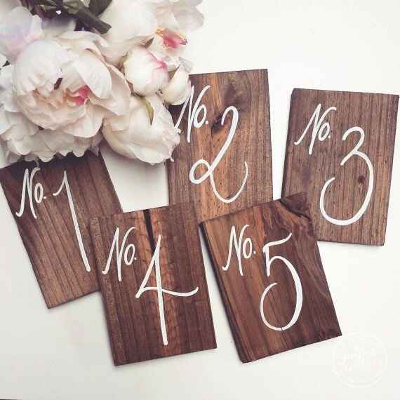 Table Number Ideas - 3