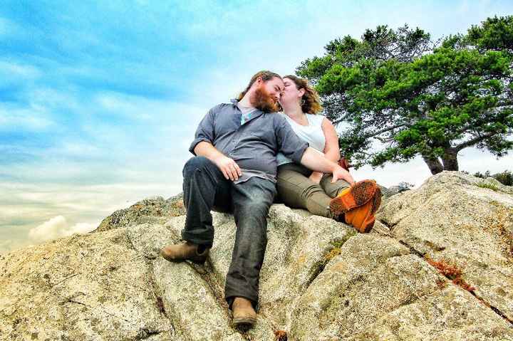 A celebration with a kiss