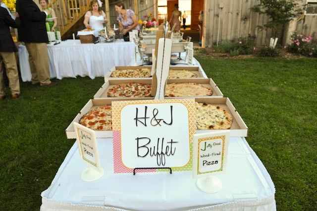 Wedding Pizza Buffet
