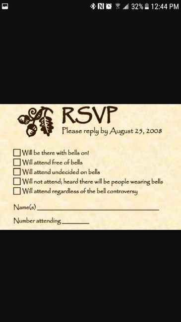 rsvp - Wording 2