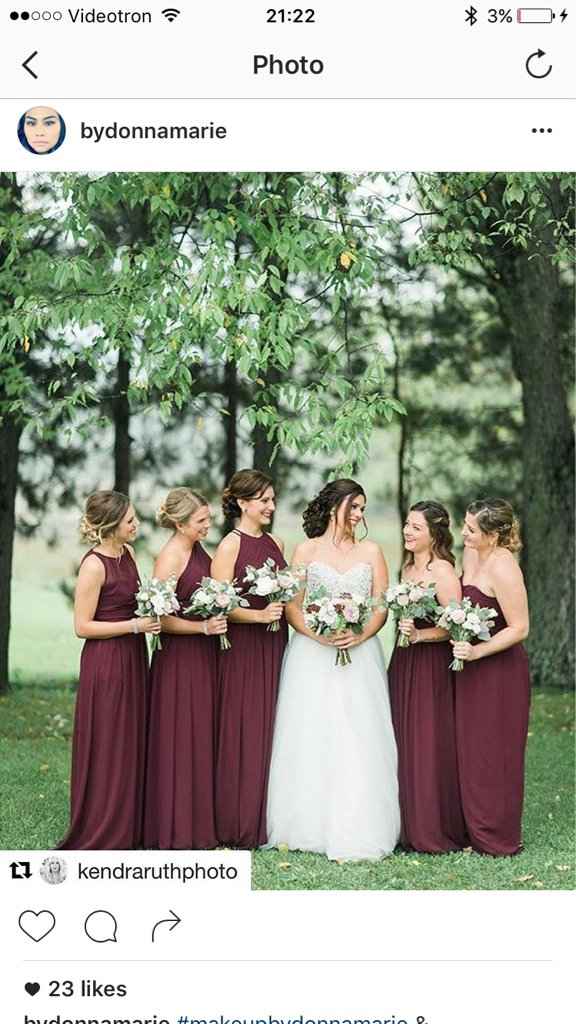 What colour will be your bridesmaids' dresses? - 1