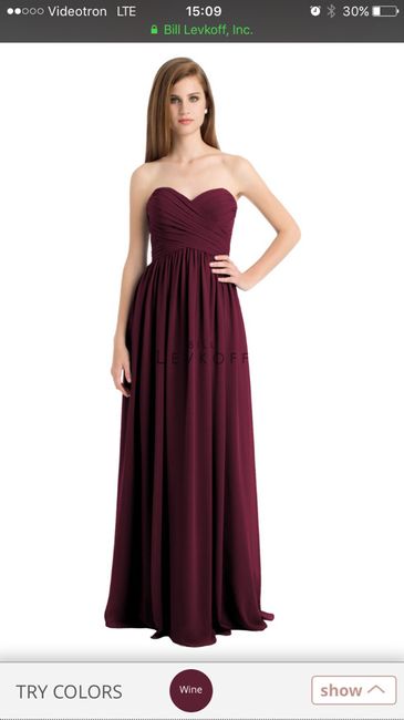 Bridesmaids dresses - 1