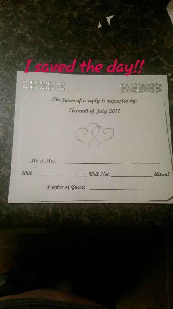 I fixed my rsvp cards!! - 3