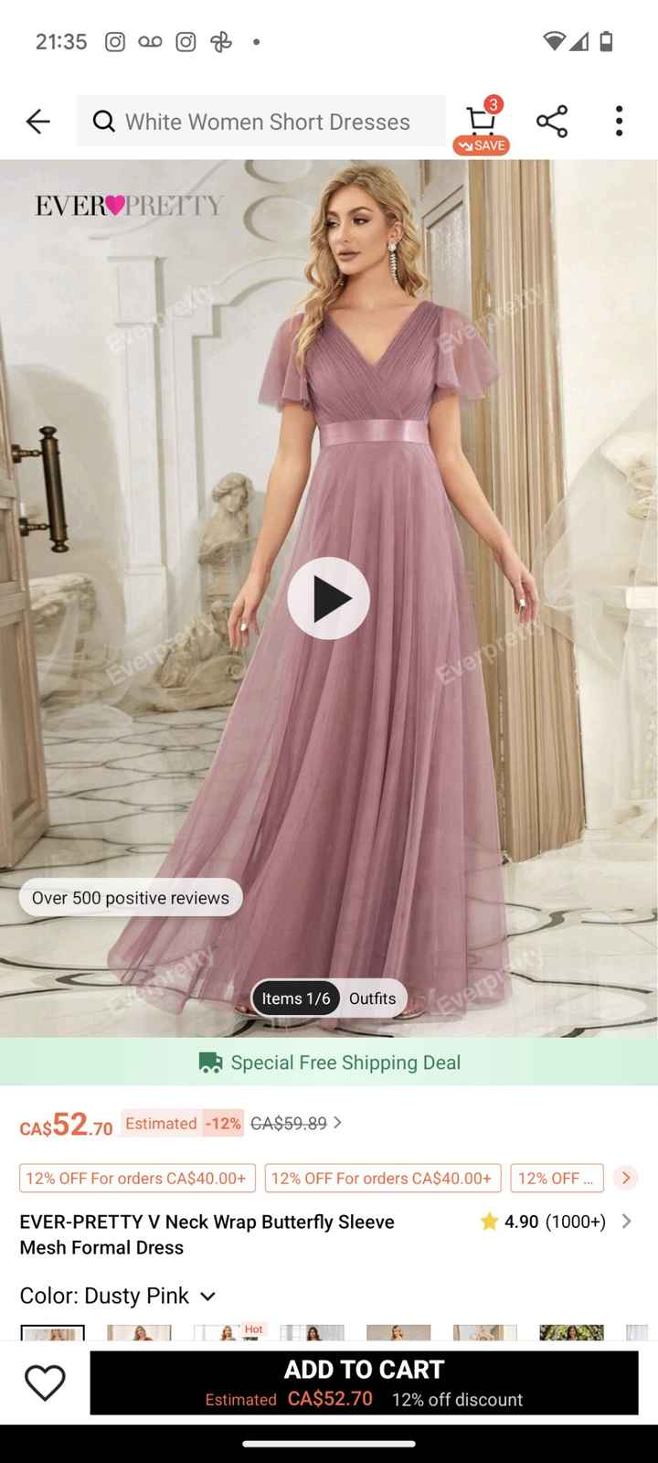 Mob color of dresses deals