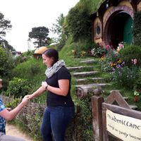 Hobbiton engagement.