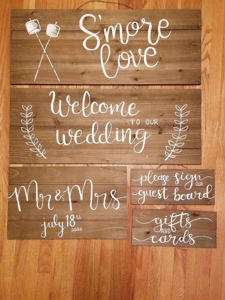 Wedding signs - 1