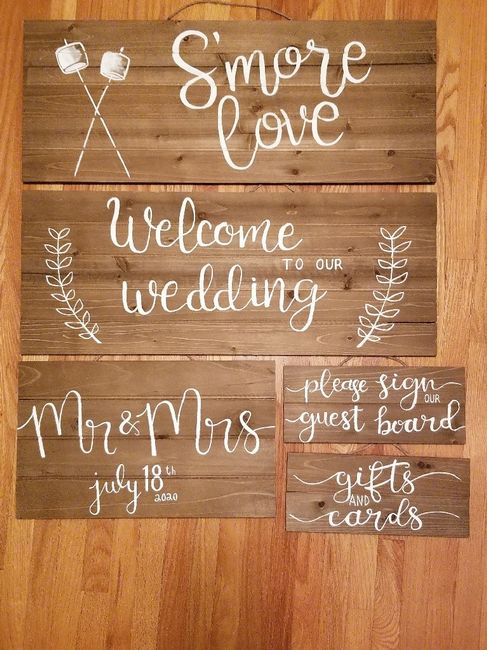 Wedding signs 1